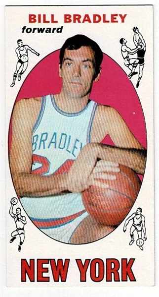 1969 Topps Basketball #43 Bill Bradley - New York Knicks RC